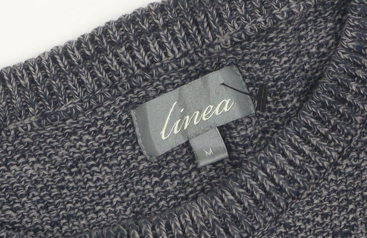 Womens UK Size M Linea Grey Pullover Jumper