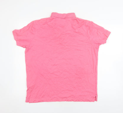 Paul & Shark Men's Pink Polo Shirt L - Casual Style