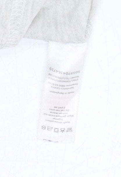 Tu Men's Grey Pac-Man Graphic Print T-Shirt, Size S