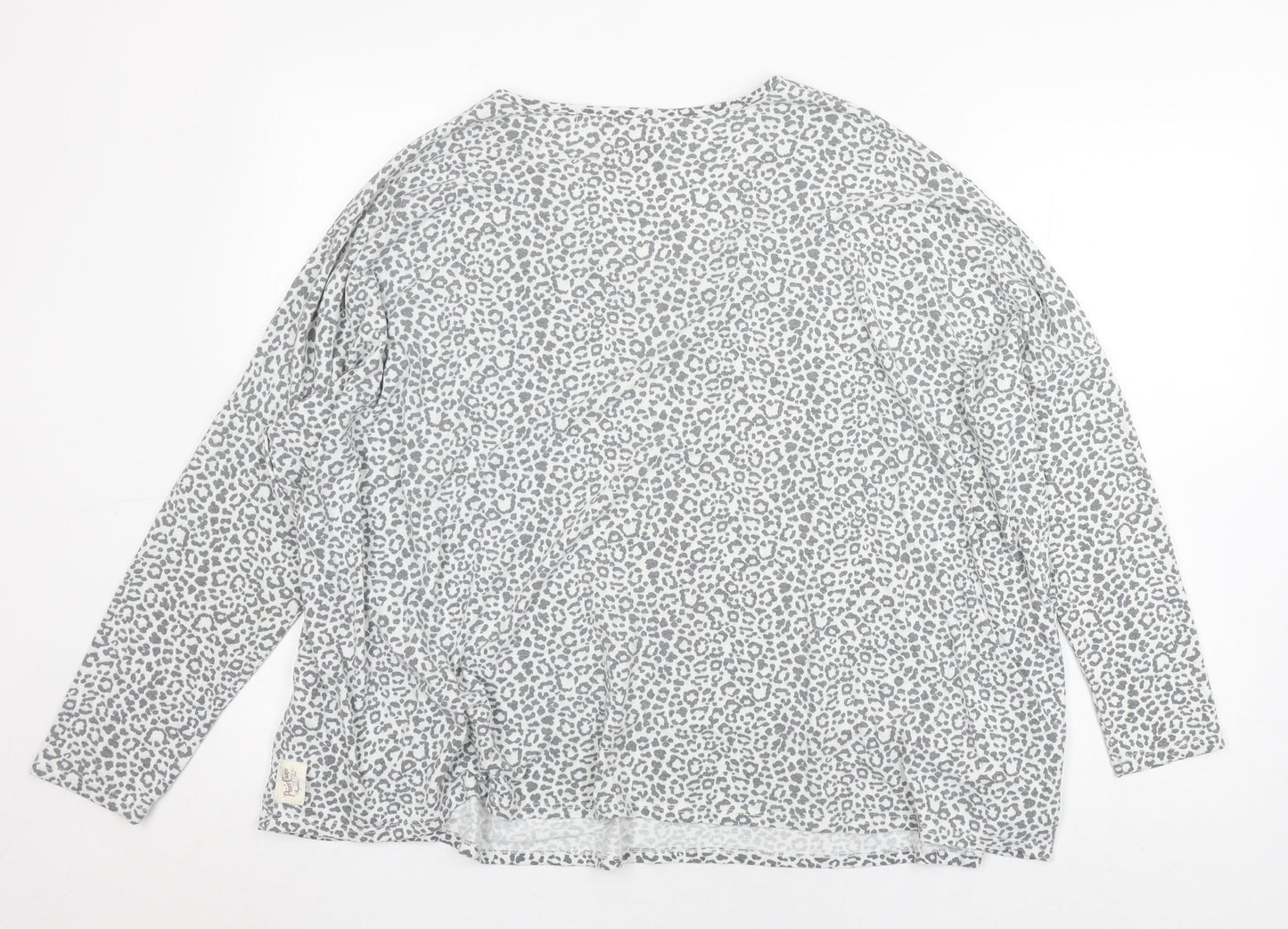 A Post Card from Brighton Grey Women's T-Shirt, Size 2, Animal Print