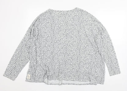 A Post Card from Brighton Grey Women's T-Shirt, Size 2, Animal Print