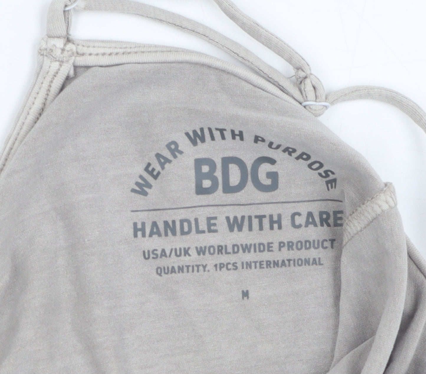 Womens UK Size M BDG Grey Camisole Tank