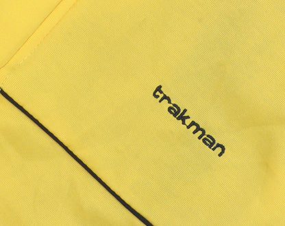 Mens UK Size M trakman Yellow Windbreaker Coat