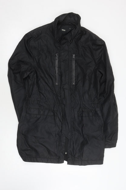 Unisex Adults UK Size M ASOS Black Basic Jacket