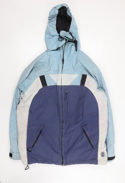 Mens UK Size L Rusty Blue Puffer Jacket