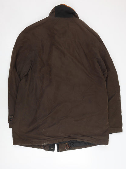 Mens UK Size 44 Di Cania Brown Military Jacket