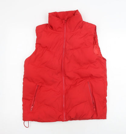 Womens UK Size L Gap Red Puffer Jacket