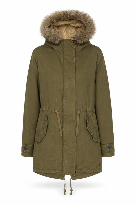Womens UK Size 8 Jack Wills Green Parka Coat