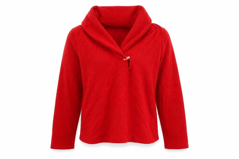 Womens UK Size 10 Cotton Traders Red  T-Shirt