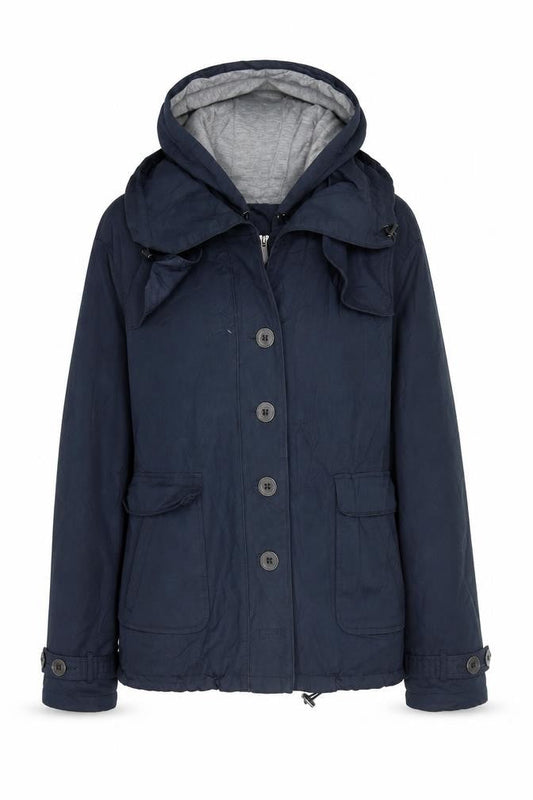 Womens UK Size 12 Debenhams Blue Parka Coat