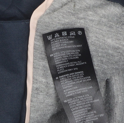 Womens UK Size 12 Debenhams Blue Parka Coat