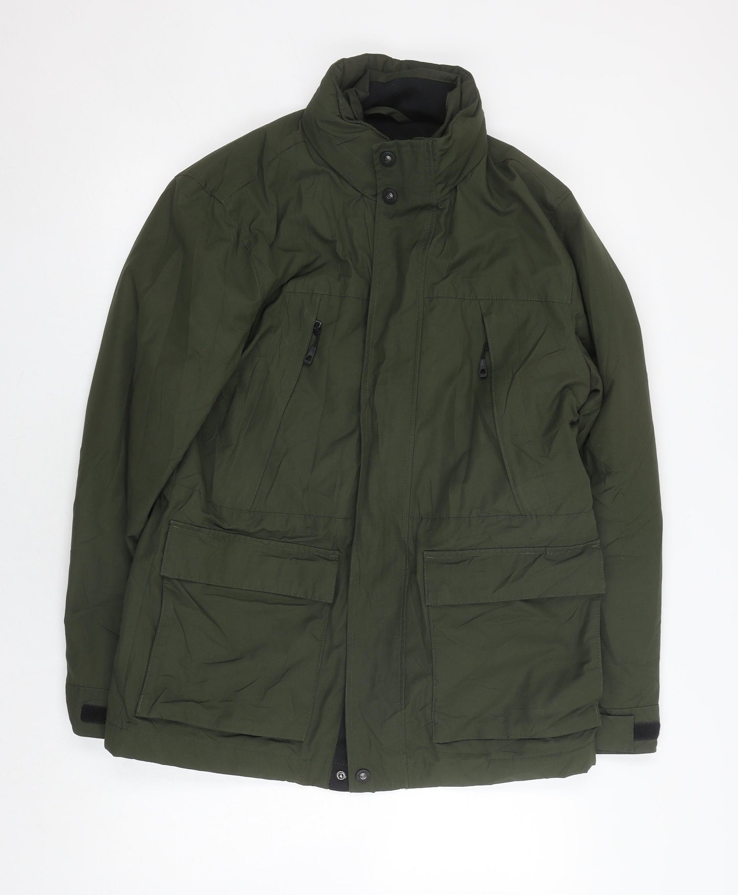 Womens UK Size M Marks and Spencer Green Parka Coat