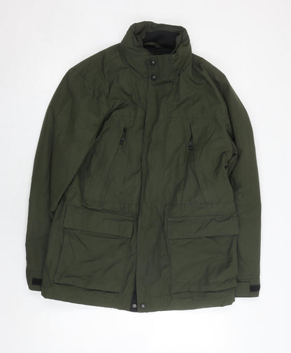 Womens UK Size M Marks and Spencer Green Parka Coat