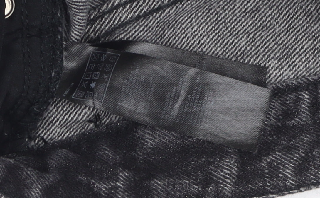 Forever 21 Black Women Cut-Off Denim Shorts Size 6