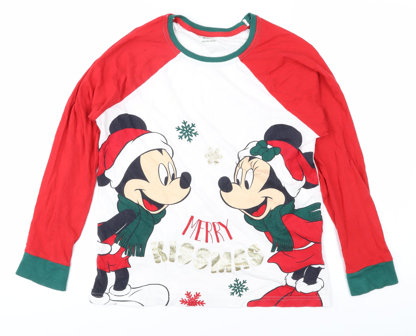 Unisex Adults UK Size 8-10 Disney Multicoloured Basic T-Shirt