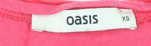 Womens UK Size XS Oasis Pink Basic Tank