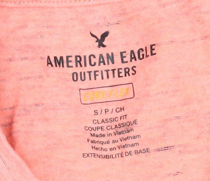 Womens UK Size S American Eagle Pink Basic T-Shirt