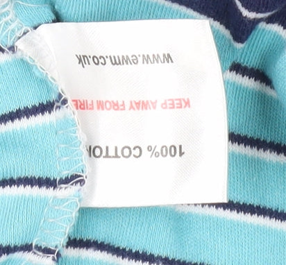 Honor Millburn Unisex White Striped Polo, Size S