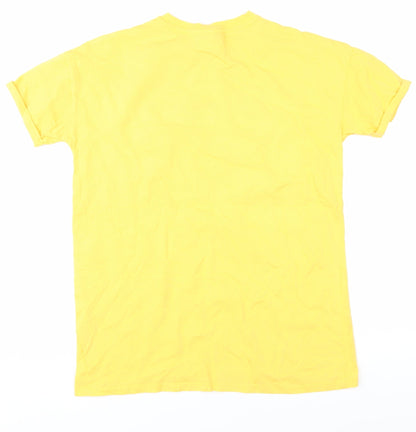 Friends Boys Yellow T-Shirt, Short Sleeve, Size 14-15 Years