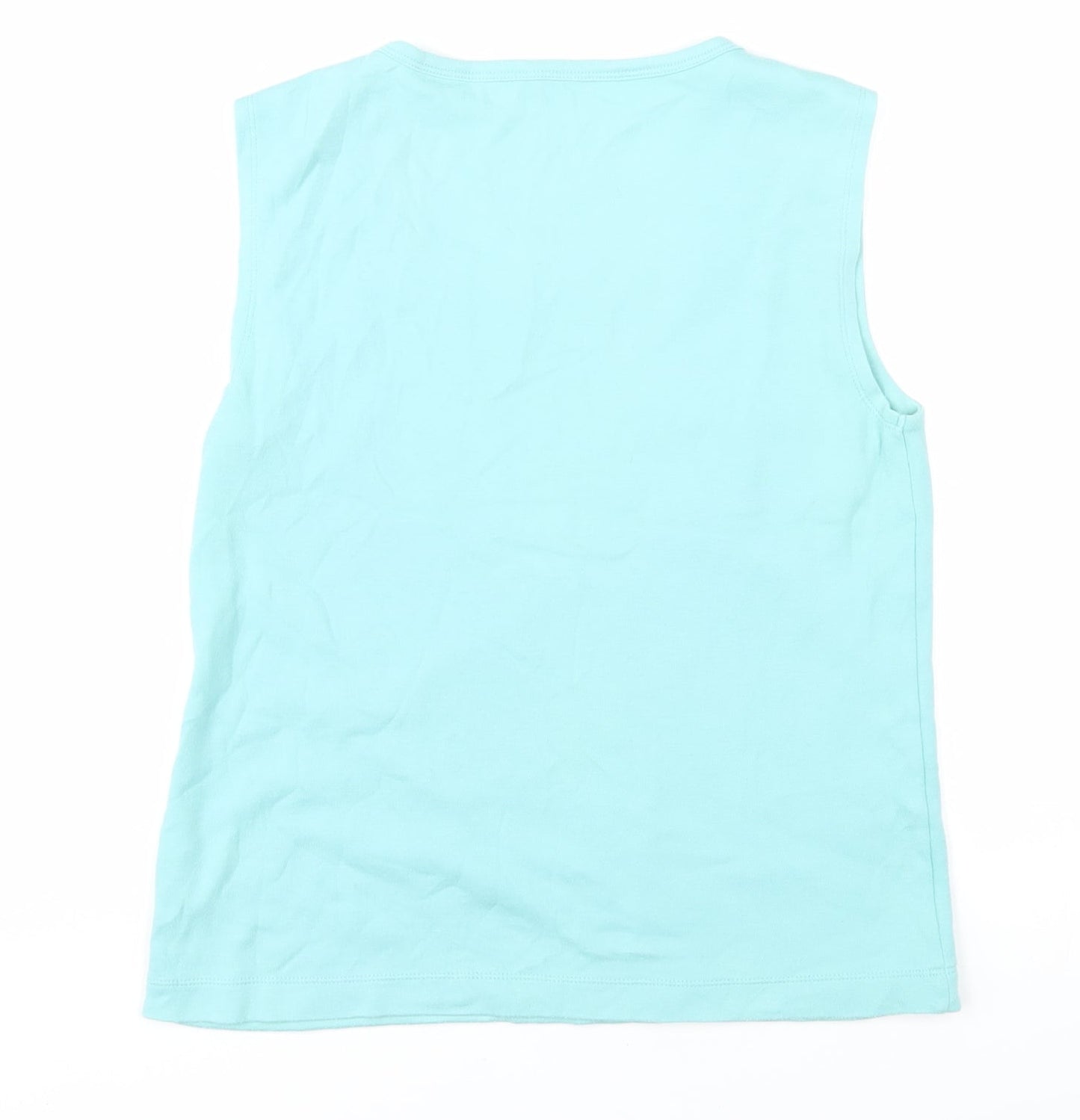 Orvis Women's Blue Sleeveless Tank Top Size S