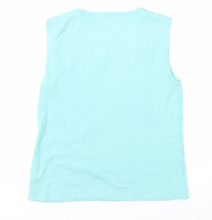 Orvis Women's Blue Sleeveless Tank Top Size S