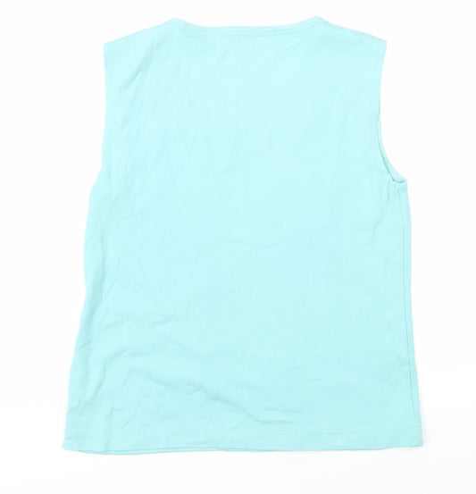 Orvis Women's Blue Sleeveless Tank Top Size S