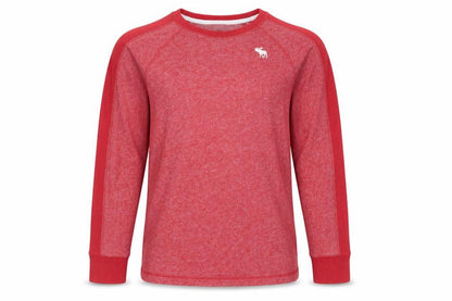 Abercrombie & Fitch Kids Red Boys Casual Long Sleeve Pullover Top 13-14