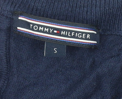 Womens UK Size S Tommy Hilfiger Blue Basic Blouse