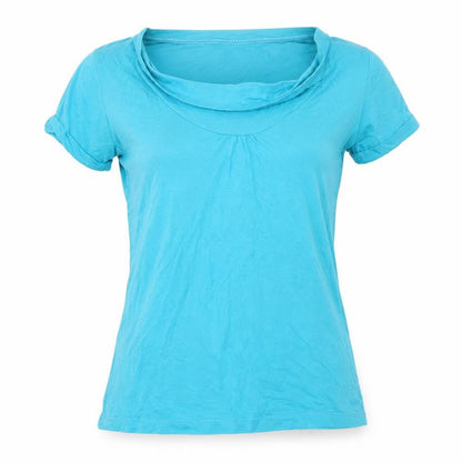 Womens UK Size XS Mexx Blue Basic T-Shirt