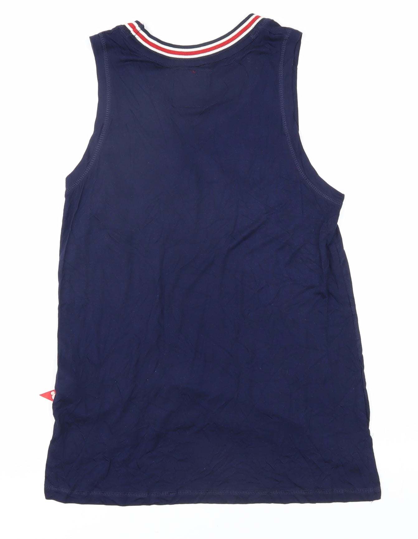 Womens UK Size XS Disney Blue Jersey Tank