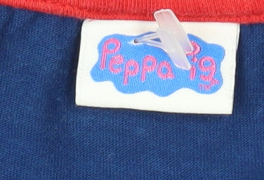 George Men's Blue Peppa Pig Dad T-Shirt 3XL