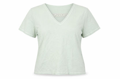 Womens UK Size M Damart Green Basic T-Shirt