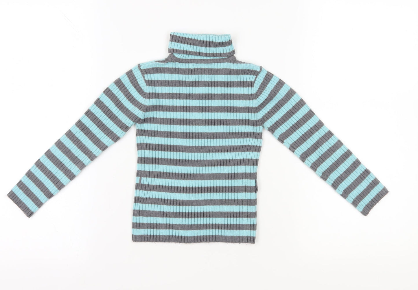 Next Girls Striped Pullover Jumper, Multicoloured, 6-7 Years