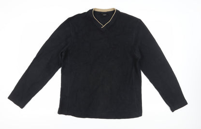 Mens UK Size M NEXT Black Pullover Sweatshirt
