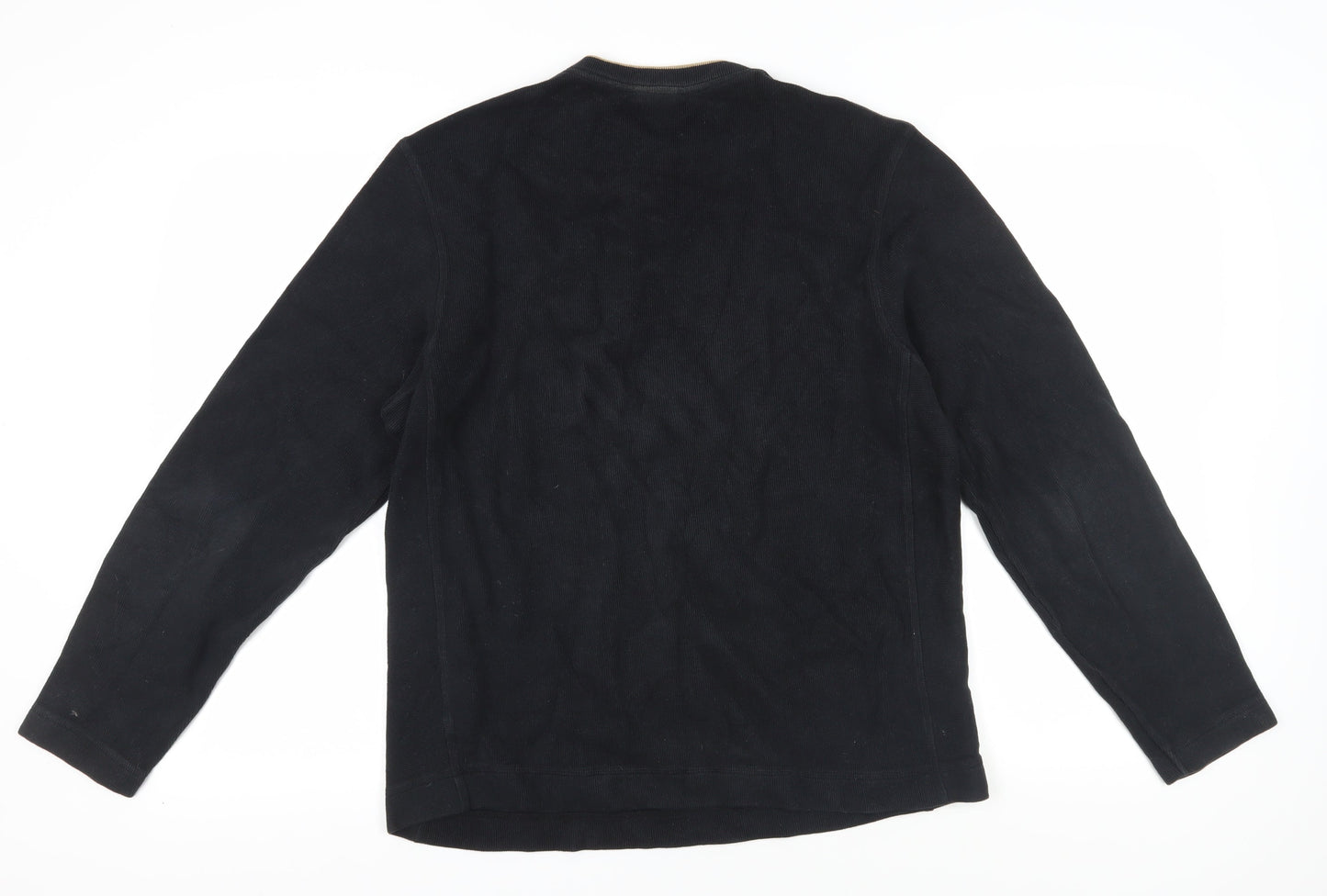 Mens UK Size M NEXT Black Pullover Sweatshirt