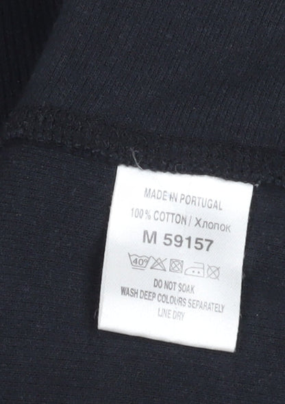 Mens UK Size M NEXT Black Pullover Sweatshirt