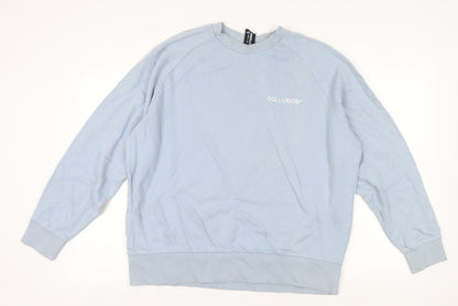 Collusion Women's Blue Crew Neck Sweatshirt Size 12