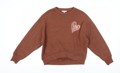 Womens UK Size 6 NEXT Brown Pullover Sweatshirt