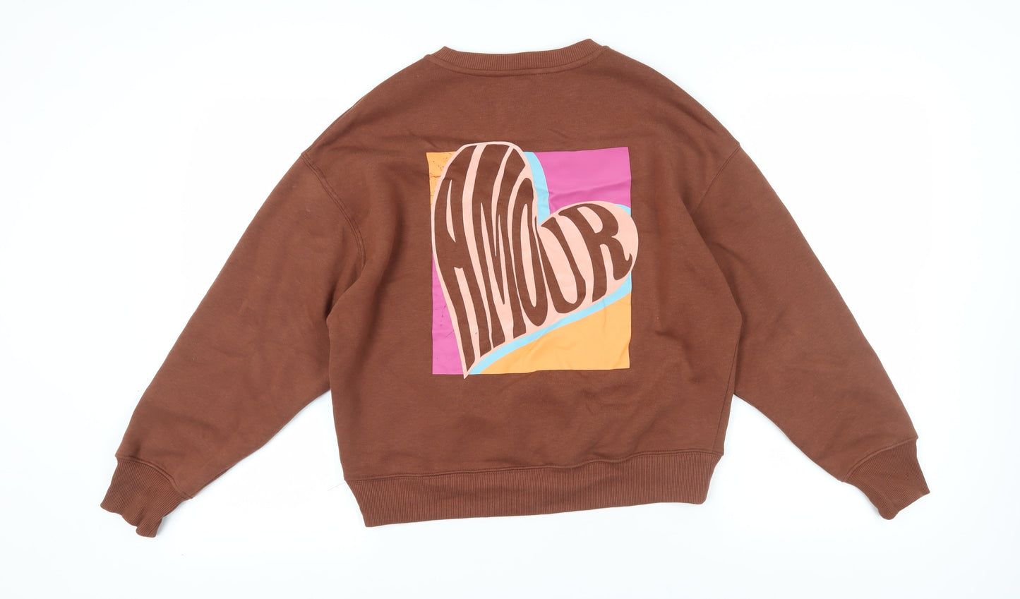 Womens UK Size 6 NEXT Brown Pullover Sweatshirt