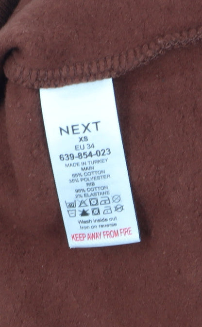 Womens UK Size 6 NEXT Brown Pullover Sweatshirt