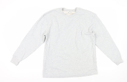 Mens UK Size S Marks and Spencer Grey Pullover Sweatshirt
