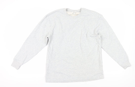 Mens UK Size S Marks and Spencer Grey Pullover Sweatshirt