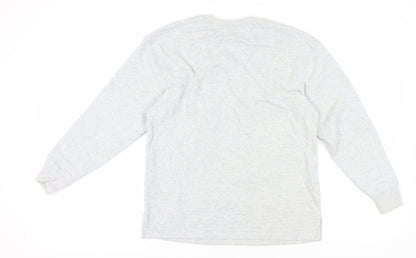 Mens UK Size S Marks and Spencer Grey Pullover Sweatshirt