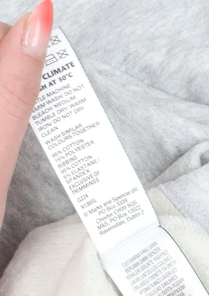 Mens UK Size S Marks and Spencer Grey Pullover Sweatshirt