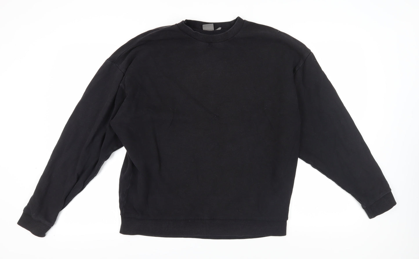 Unisex Adults UK Size M ASOS Black Pullover Sweatshirt