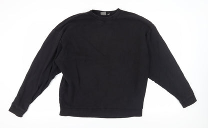 Unisex Adults UK Size M ASOS Black Pullover Sweatshirt