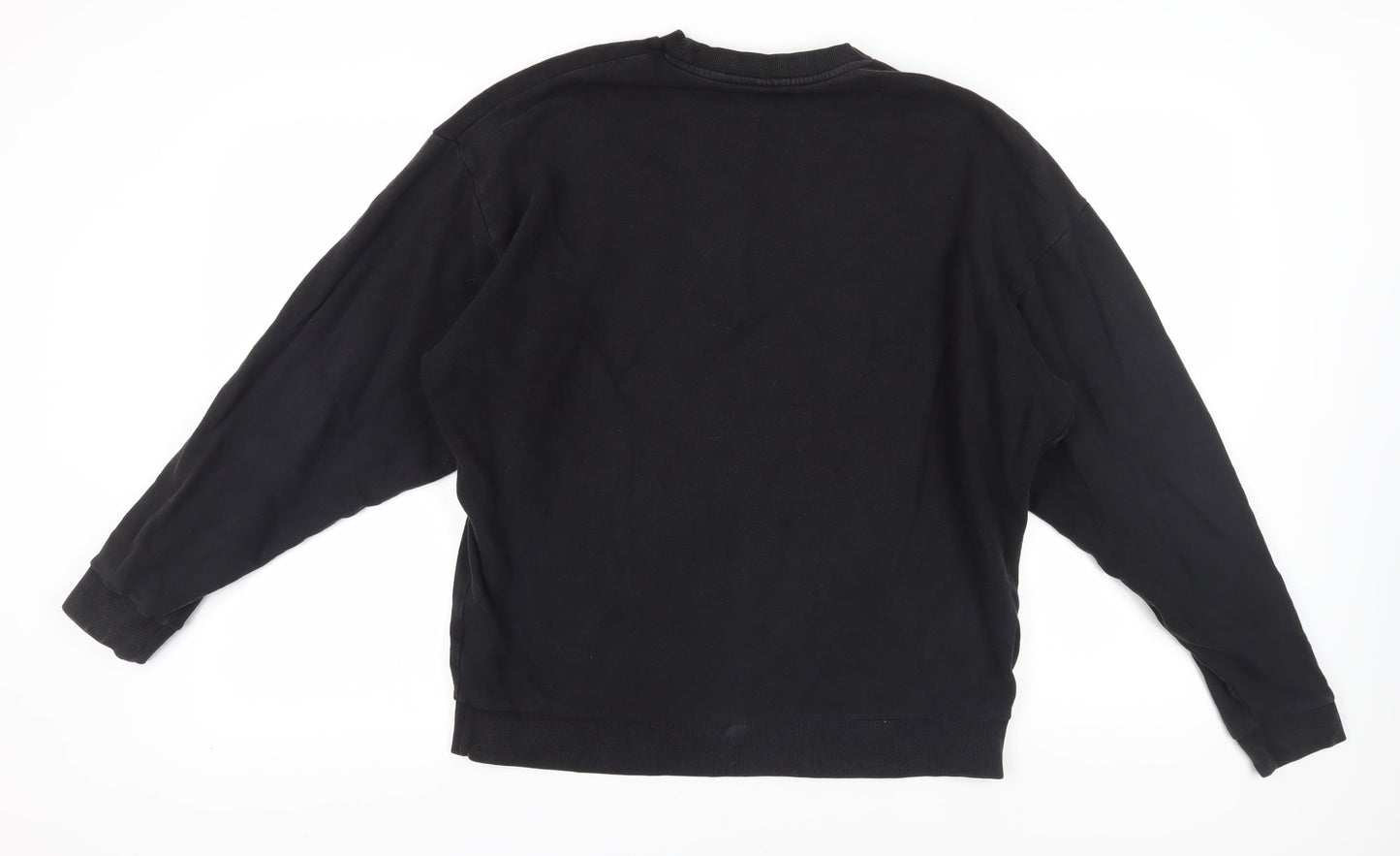 Unisex Adults UK Size M ASOS Black Pullover Sweatshirt