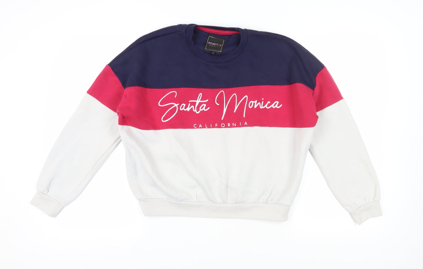Genetic Apparel Women's Multicoloured Pullover Sweatshirt S