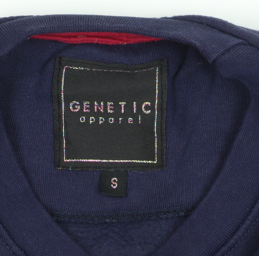 Genetic Apparel Women's Multicoloured Pullover Sweatshirt S