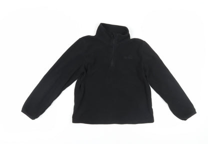 Peter Storm Boys Black Fleece Pullover Sweatshirt 7-8 Years